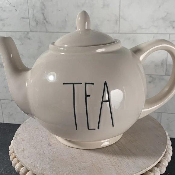 Rae Dunn TEA teapot ceramic new never been used - Picture 4 of 6